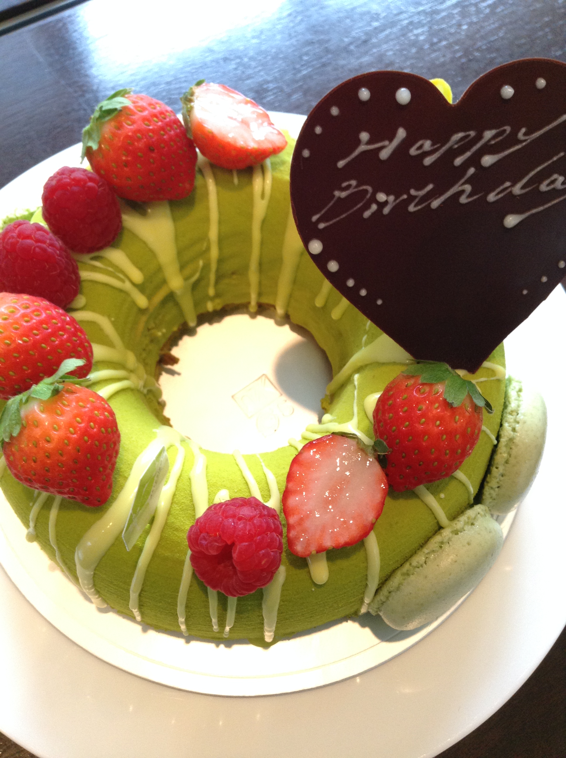 お約束のケーキ♪